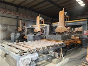 Полная производственная линия станка для резки бордюрного камня нового типа